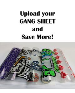 GANG-UP roll sheet - Full Color Regular Digital Transfer (DTF) Bulk Logos